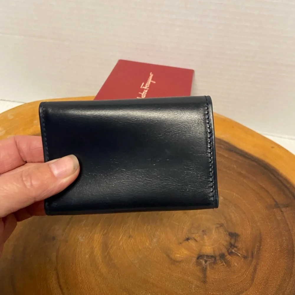 Salvatore Ferragamo Vintage Key Holder Key Fob In Box